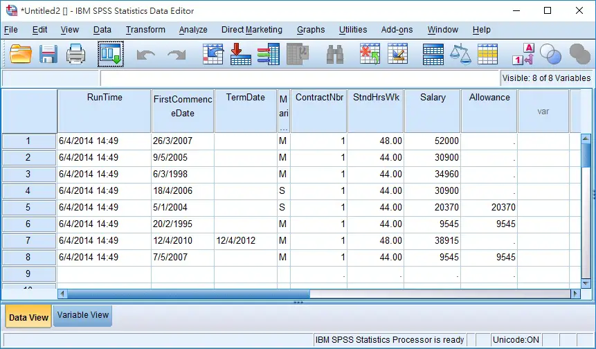 spss import text 10