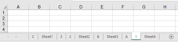 Excel VBA sort worksheet tab 01