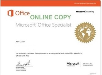 Tips on Microsoft Office Specialist for Excel exam MOS